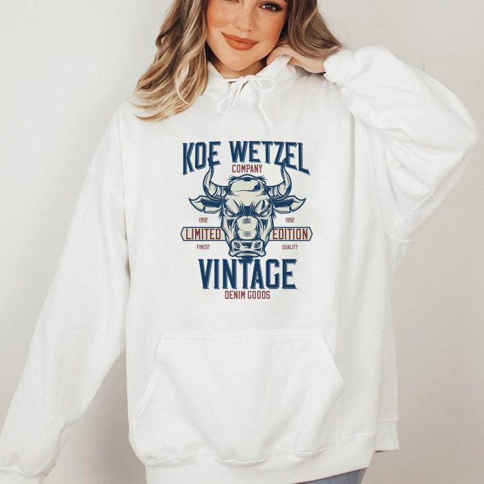 Koe Wetzel EST 1992 T-Shirt Koe Wetzel Country Music Shirt Cowboy Country Shirt Western Graphic Hoodie