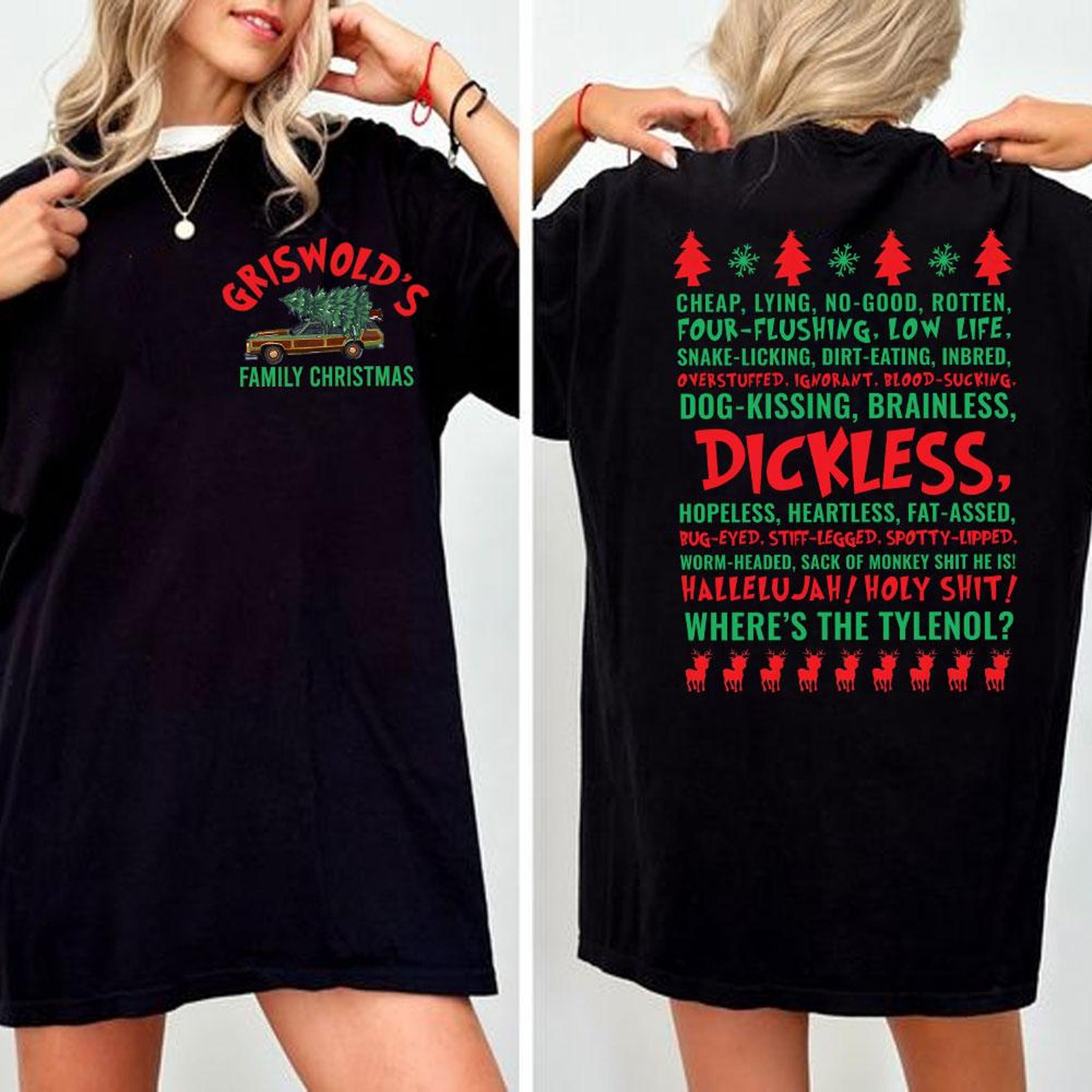 Griswolds Famiy Christmas Vacation Sweatshirt 2 Sides Christmas Gift For Family Griswold Family